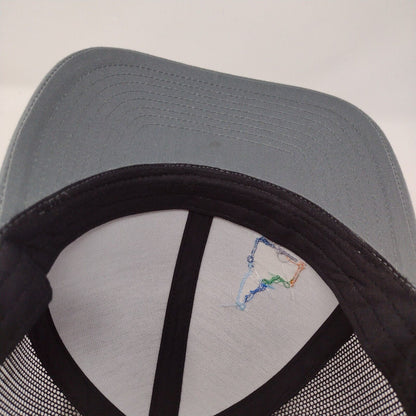 Idaho Connect-2022 Snapback Trucker Hat Gray OSFA Mesh Back Embroidered