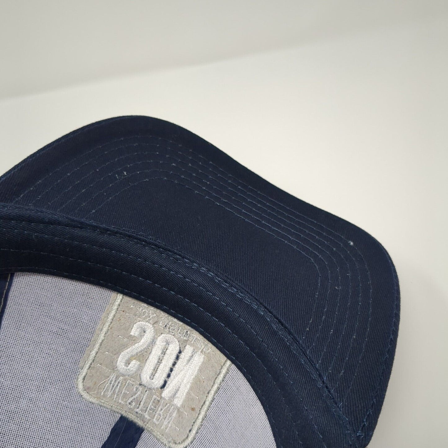 Western Son 10x Distilled Vodka Trucker Hat Blue One Size Mesh Back