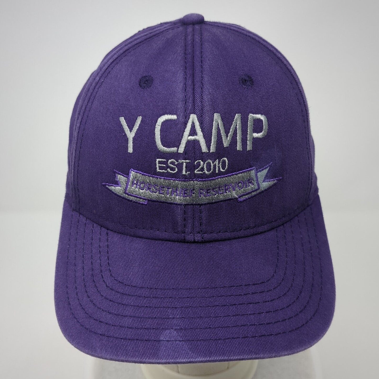 Y Camp Horsethief Reservoir Fitted Hat Purple S/M The YMCA Otto Flex