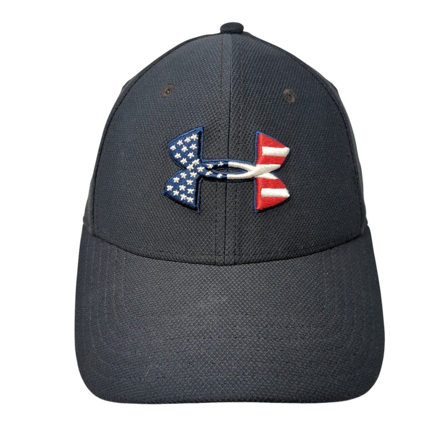 Under Armour Fitted Hat Blue M/L Classic Fit Embroidered Patriotic Freedom