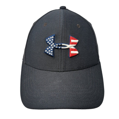 Under Armour Fitted Hat Blue M/L Classic Fit Embroidered Patriotic Freedom