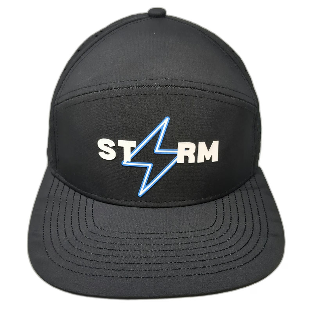 Owyhee Trucker Hat Black One Size Storm Bowling Nation Let's Ride Mesh Snapback
