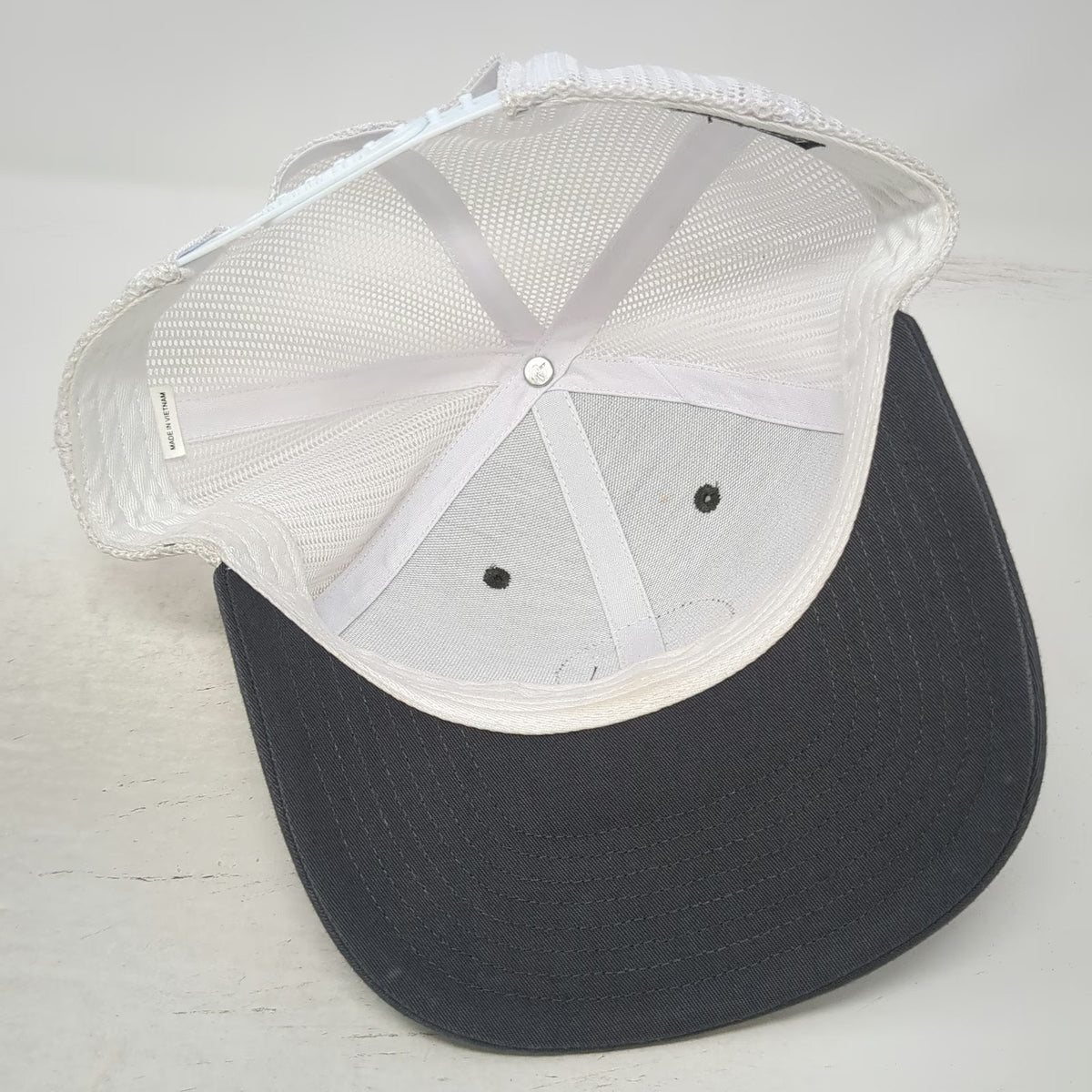 Richardson Trucker Hat Gray White One Size Associated General Contractors Hat
