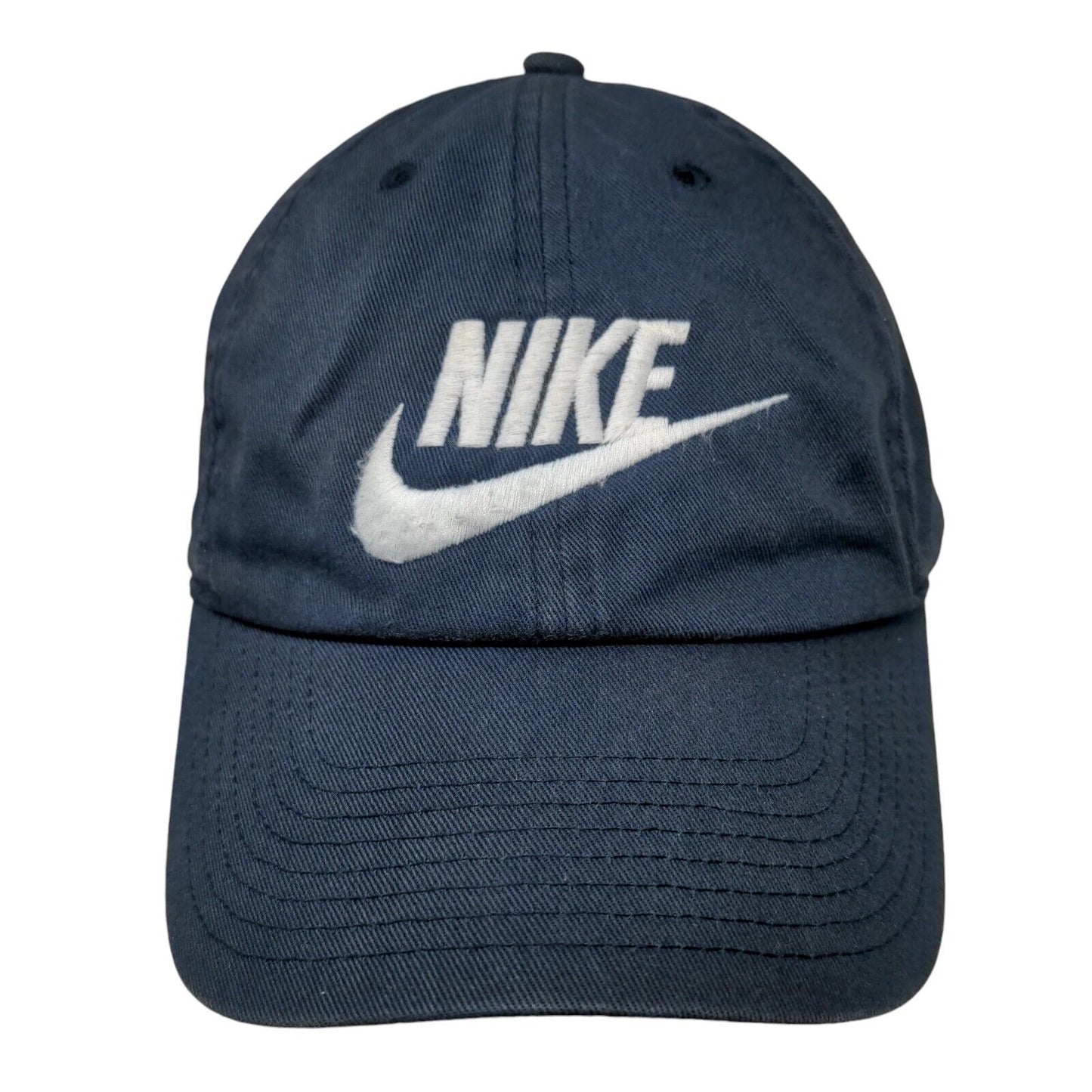 Nike Slideback Hat Blue OSFM Adjustable Embroidered Swoosh Heritage86 Cotton