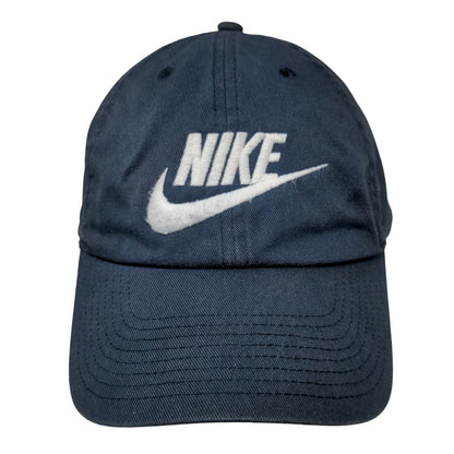 Nike Slideback Hat Blue OSFM Adjustable Embroidered Swoosh Heritage86 Cotton