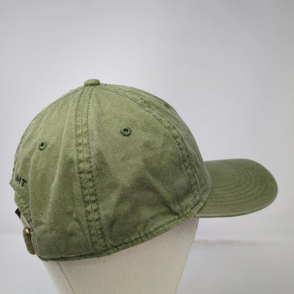 Imperial Baseball Cap Green One Size Whitefish MT Slideback Hat Cotton TH Logo