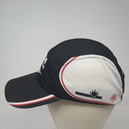 USA Triathlon Strapback 5 Panel Hat Black Large 2015 Championships