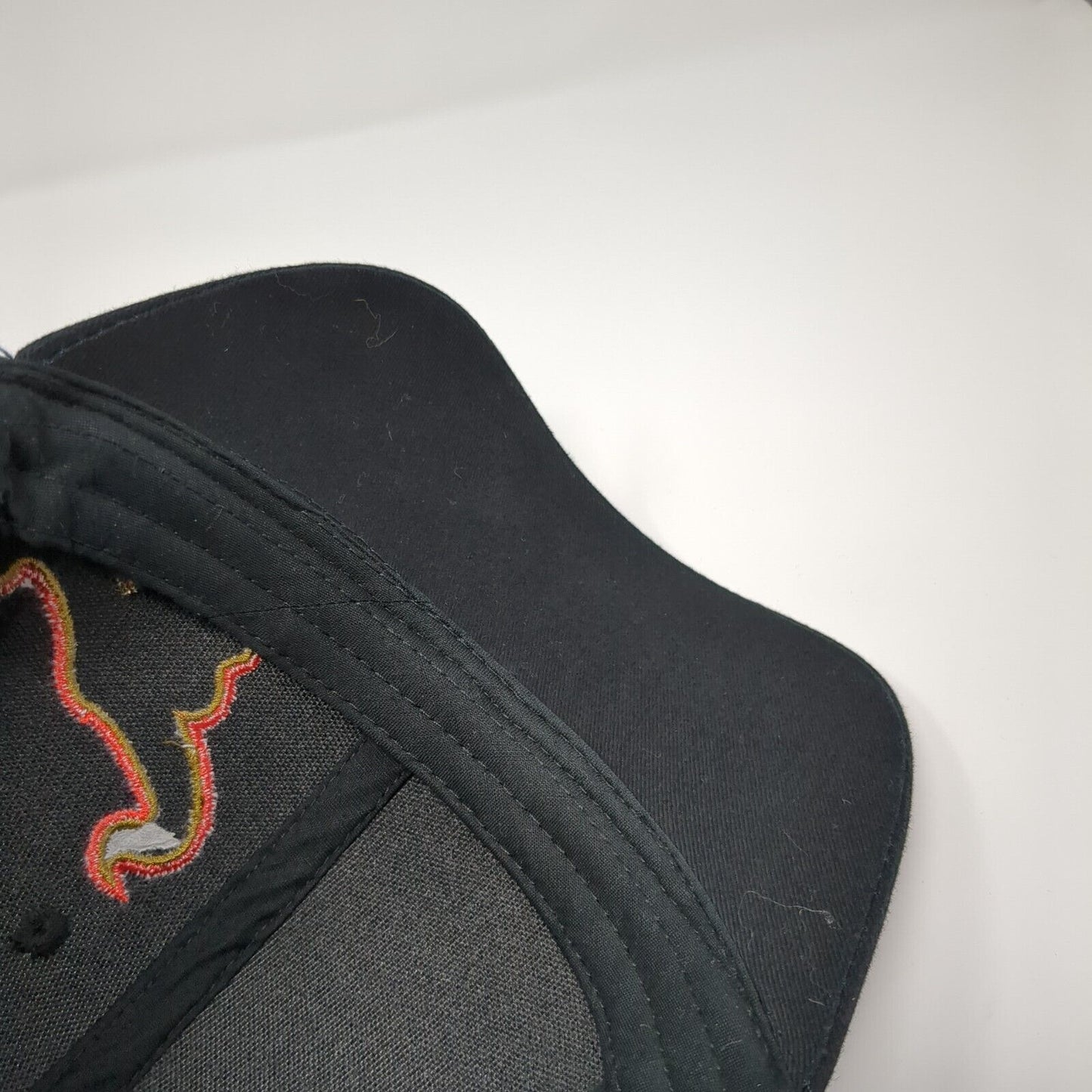 8 Seconds Canadian Whisky Strapback Hat Black One Size Embroidered