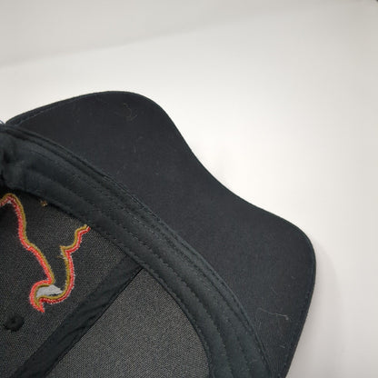 8 Seconds Canadian Whisky Strapback Hat Black One Size Embroidered