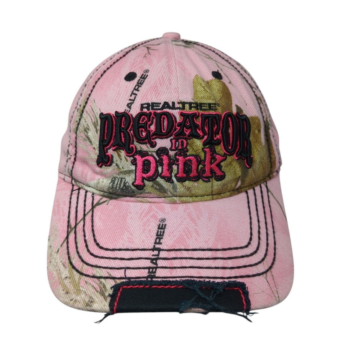 Realtree Predator In Pink Strapback Hat Camo One Size Paramount Outdoors