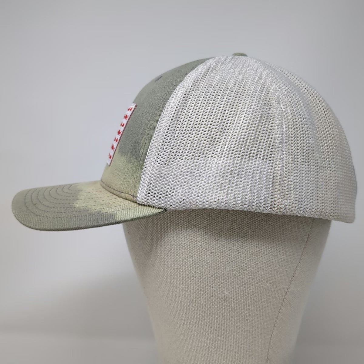 Columbia PFG Gray XL Baseball Cap Fish American Mesh Stretch Fit Hat Outdoor