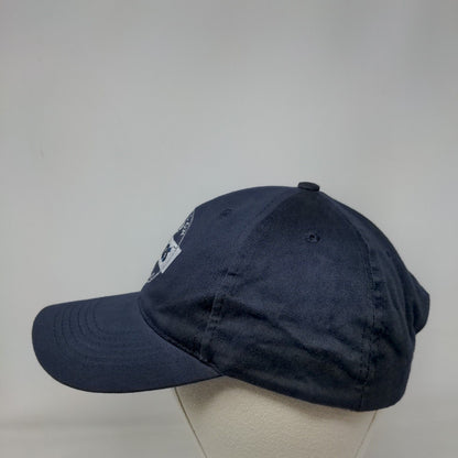 Hooked On Atlas Lighting Products Strapback Hat Blue One Size Embroidered