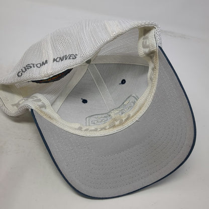 Yupoong Baseball Cap Blue One Size Custom Knives Mesh Back Fitted McNabb Hat