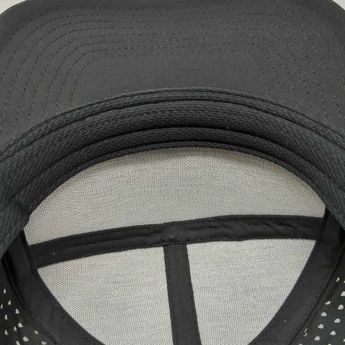 SX Hats Thirst Project Trucker Hat Black One Size Laser Cut Rope Snapback Mesh