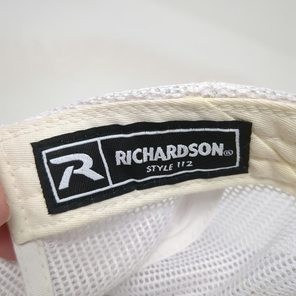 Richardson Trucker Hat Gray One Size Powering America Snapback Mesh Back Hat