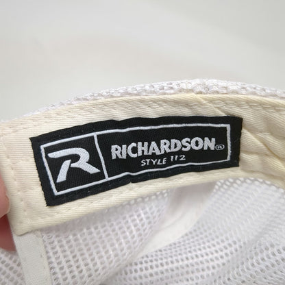 Richardson Trucker Hat Gray One Size Powering America Snapback Mesh Back Hat