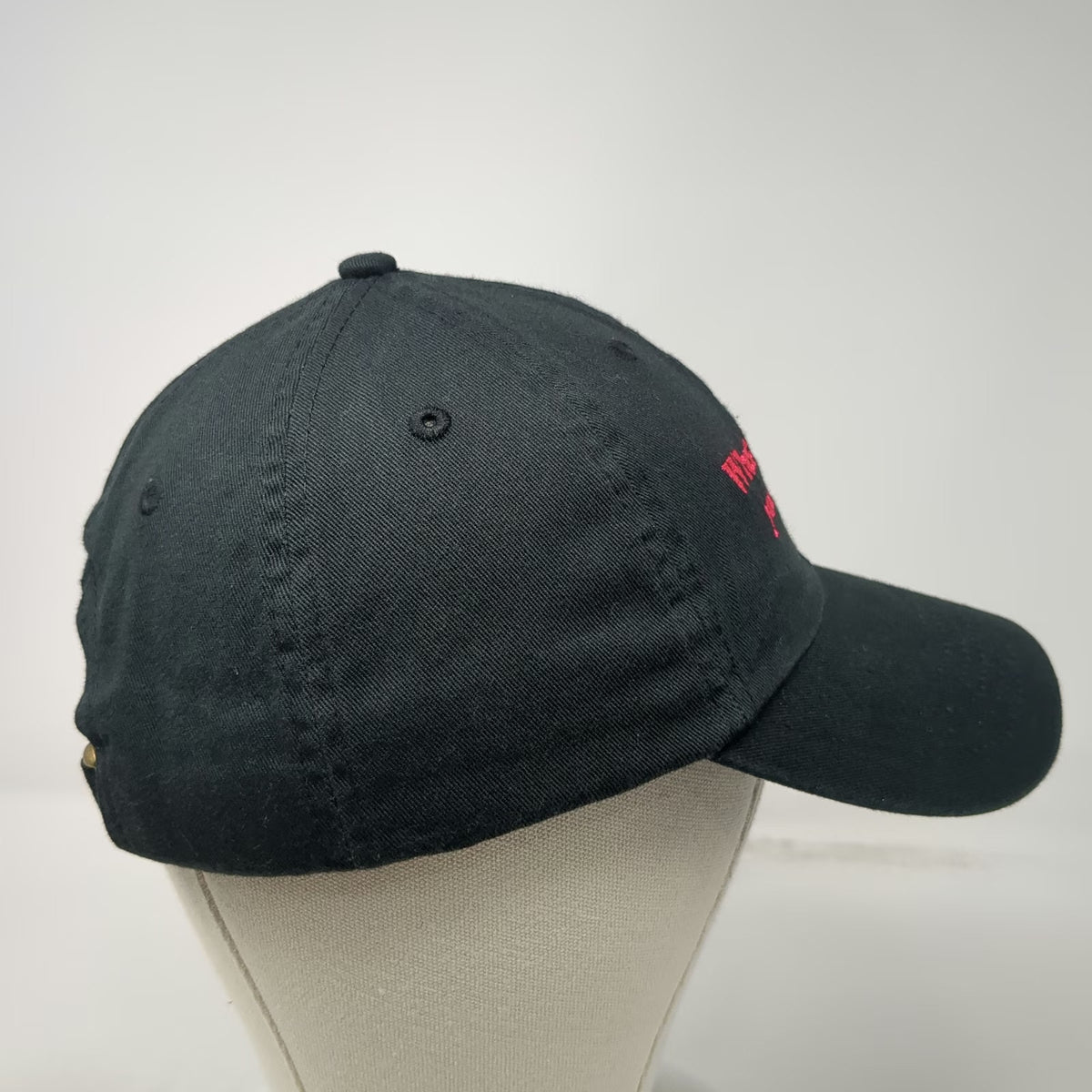 Where The Hell Have You Been Loca Twilight Baseball Cap Black Red One Size Hat