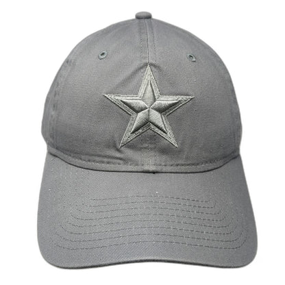 New Era Baseball Cap Gray One Size Star Logo 9TWENTY NFL Cowboys Slideback Hat