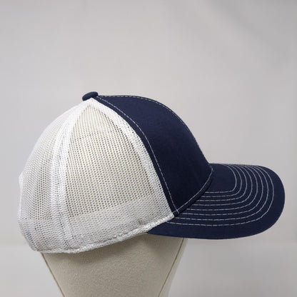 FE Snapback Trucker Hat Blue One Size Adjustable Mesh Back Platinum Series OC