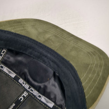 Discrete 5 Panel Beige Hat One Size Salt Lake City Farmers Market Leather Strap