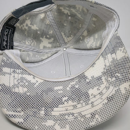 Ahead Baseball Cap Gray One Size Indian Wells Golf Resort Mesh Back Camo Hat