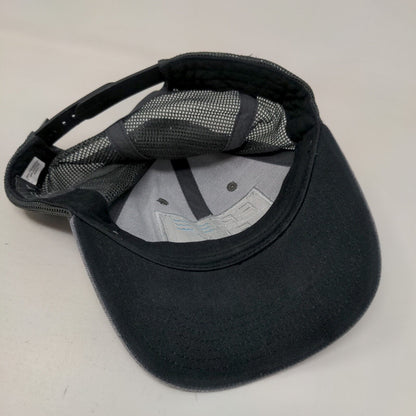 Free Fly Snapback Mesh Back Trucker Hat Gray One Size Embroidered