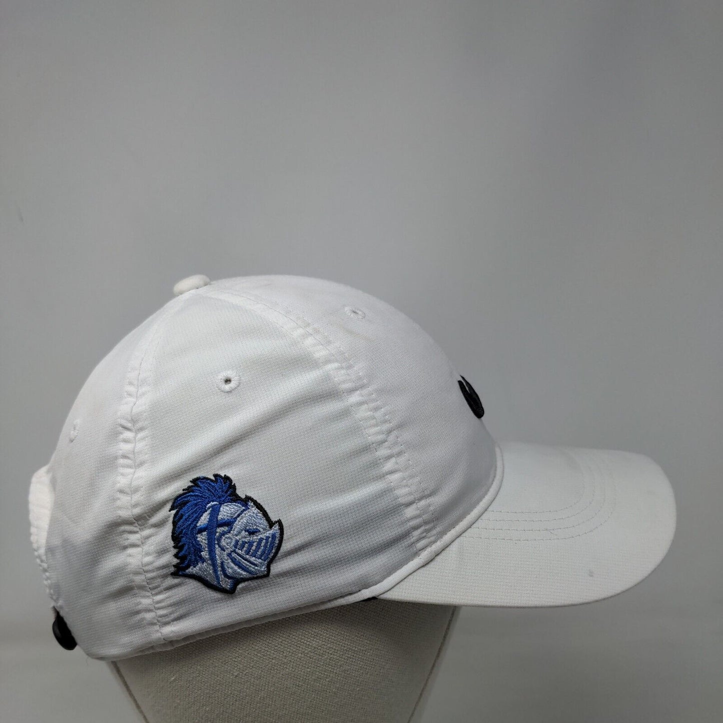Nike Southern Wesleyan University Warriors Strapback Hat White OSFM Embroidered