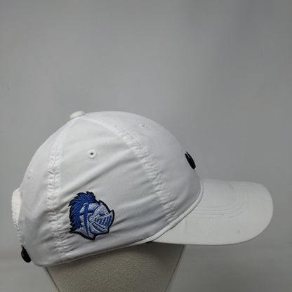 Nike Southern Wesleyan University Warriors Strapback Hat White OSFM Embroidered