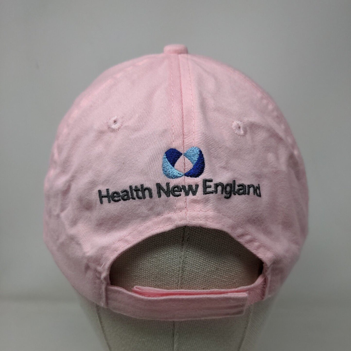 Breast Cancer Awareness Strapback Hat Pink OS Adjustable Embroidered Apollo USA