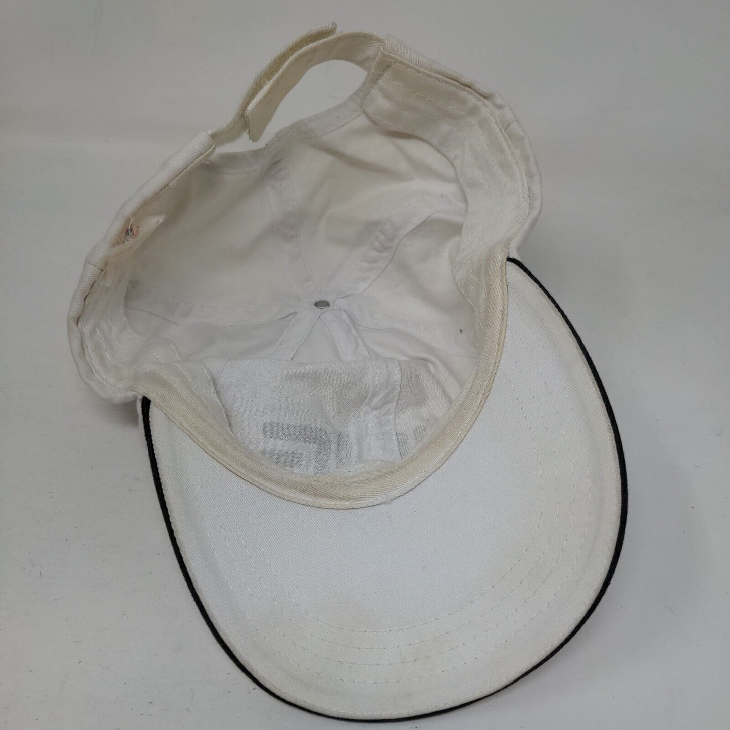 Ping Strapback Hat White One Size Adjustable Embroidered 6 Panel Nissin Cap