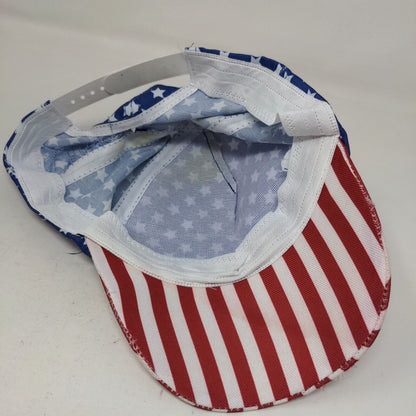 Unbranded Men's Patriotic Snapback Mesh Back Hat Stars Stripes Multicolor
