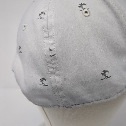 Adidas Snapback Hat Gray One Size Adjustable Vented Holes 6 Panel Polyester