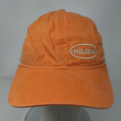 Helena Trycera Snap Back Trucker Hat Orange OSFM Adjustable Mesh Back OC