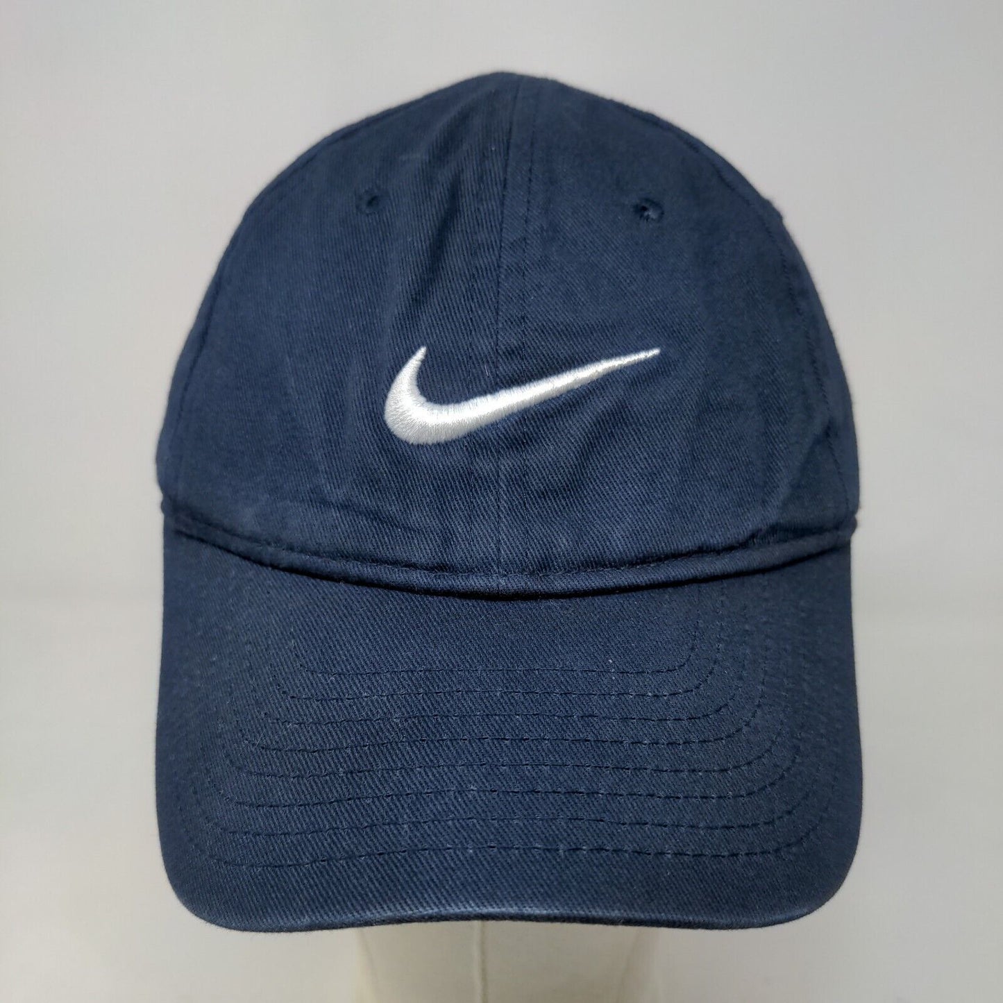 Nike Boy's Strapback Hat Blue Size 4-7 Embroidered Swoosh Logo