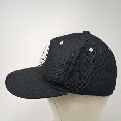 Adidas Brooklyn Nets NBA Baseball Cap Black 7 1/4 100% Wool Fitted Trefoil Hat