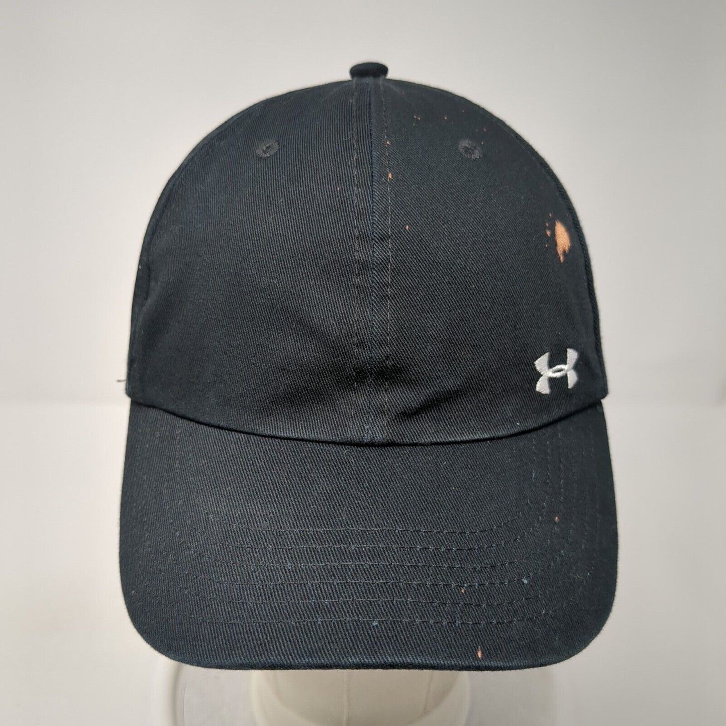 Under Armour Women's Slideback Hat Black One Size Adjustable Free Fit 6 Panel