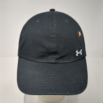 Under Armour Women's Slideback Hat Black One Size Adjustable Free Fit 6 Panel