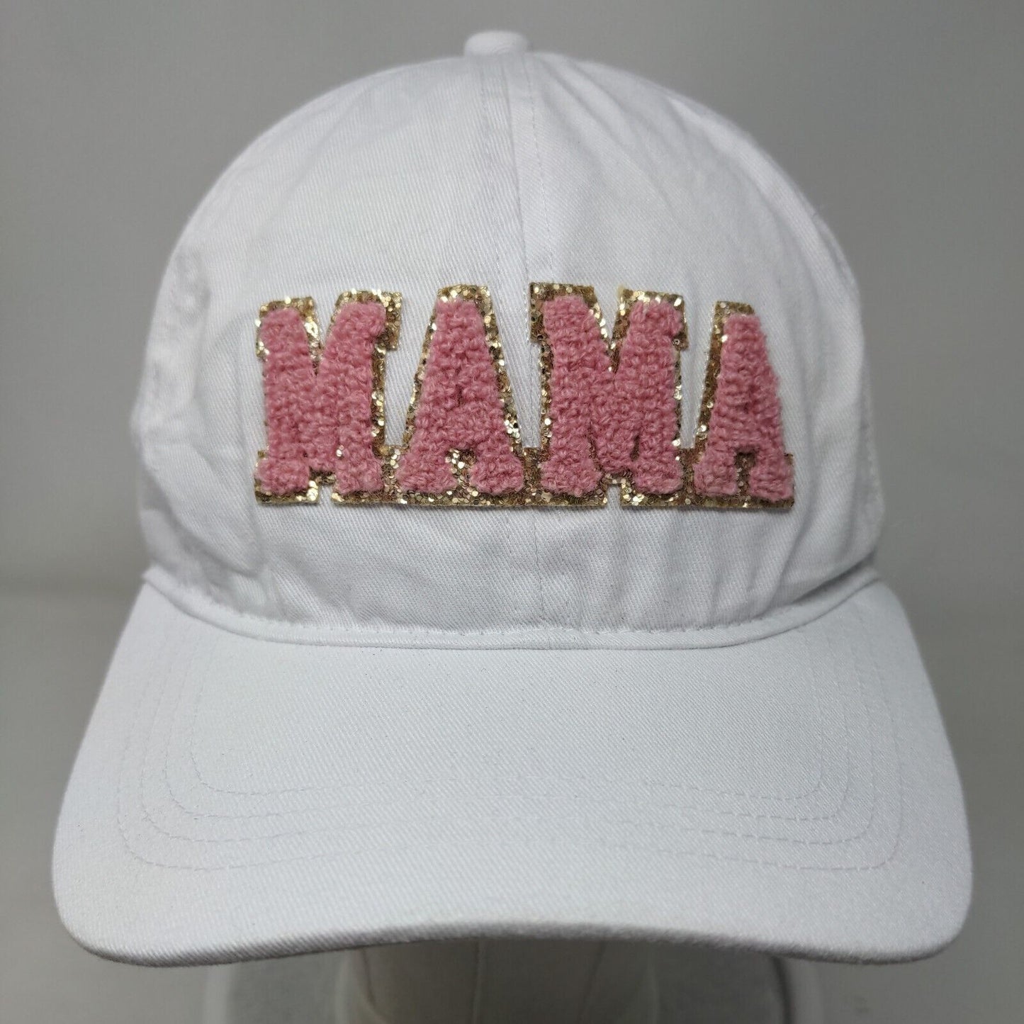 MAMA Slideback Hat White OSFM Adjustable David And Young W/Tags
