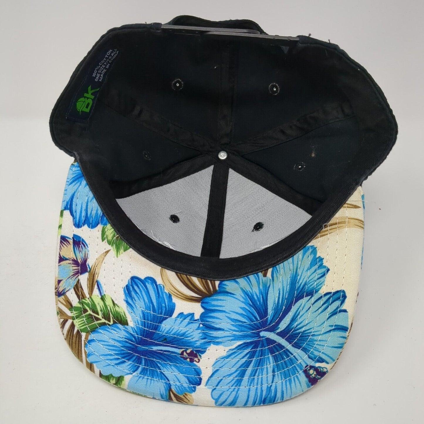 Elevation Snapback Hat Multicolor One Size Adjustable Embroidered Floral BK