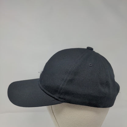 Astronaut Slideback Hat Black One Size Adjustable Embroidered 6 Panel