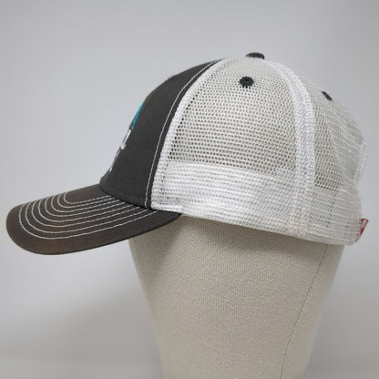 Ouray Trucker Hat Gray One Size Young Life Malibu Club Mountain Snapback Mesh