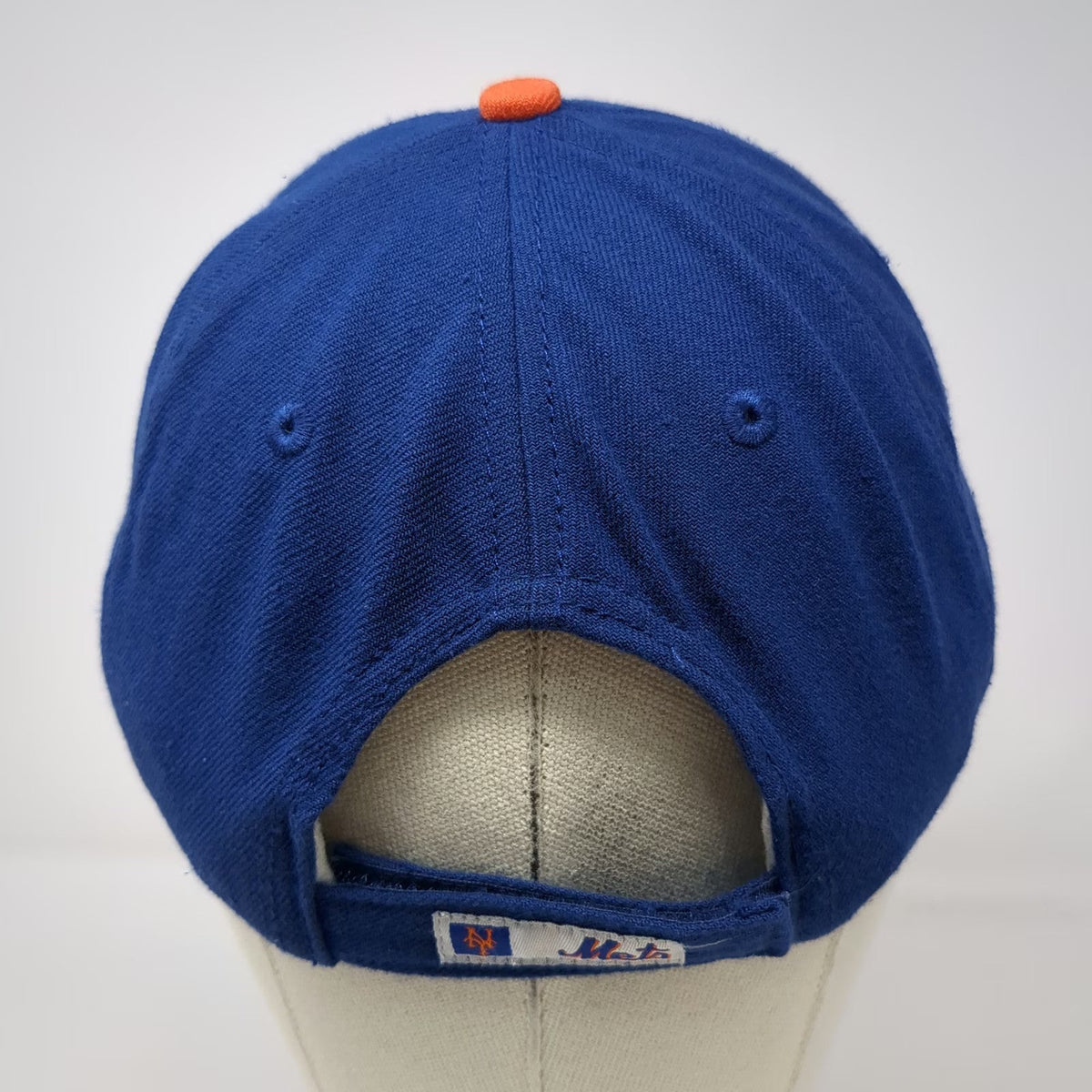 New York Mets MLB New Era Blue Orange Baseball Cap One Size Strapback Logo Hat