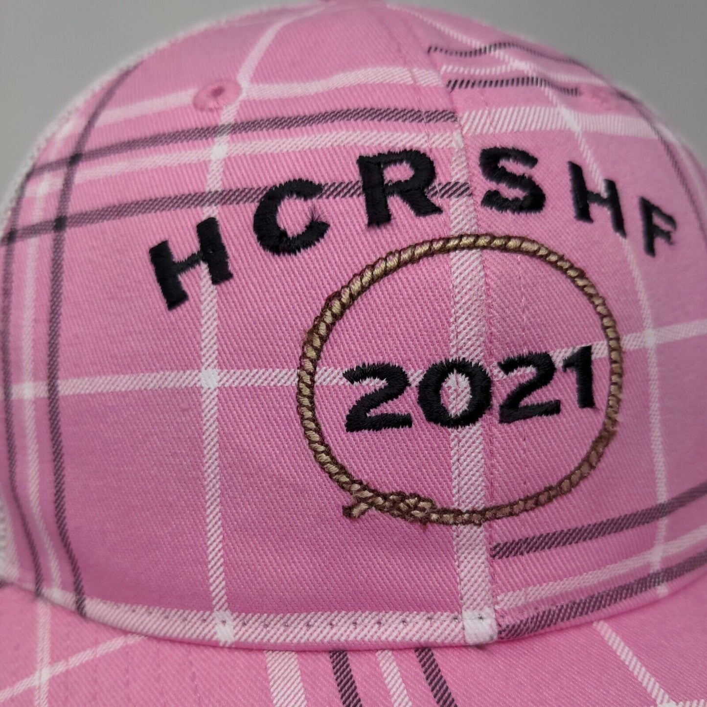 HCRSHF 2021 Snapback Trucker Hat Pink Small Adjustable Mesh Back Richardson