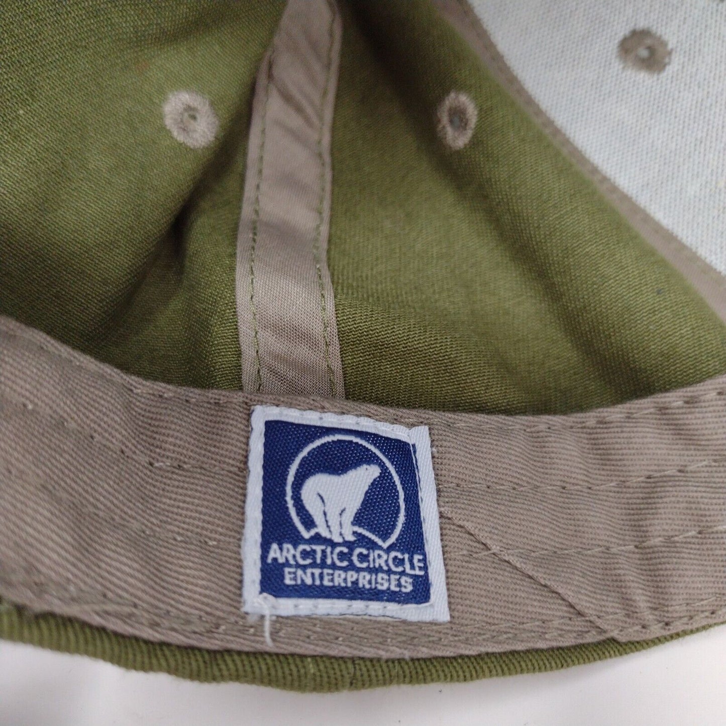 Alaska Eagle Slideback Hat Multicolor OSFM Embroidered Leather Strap