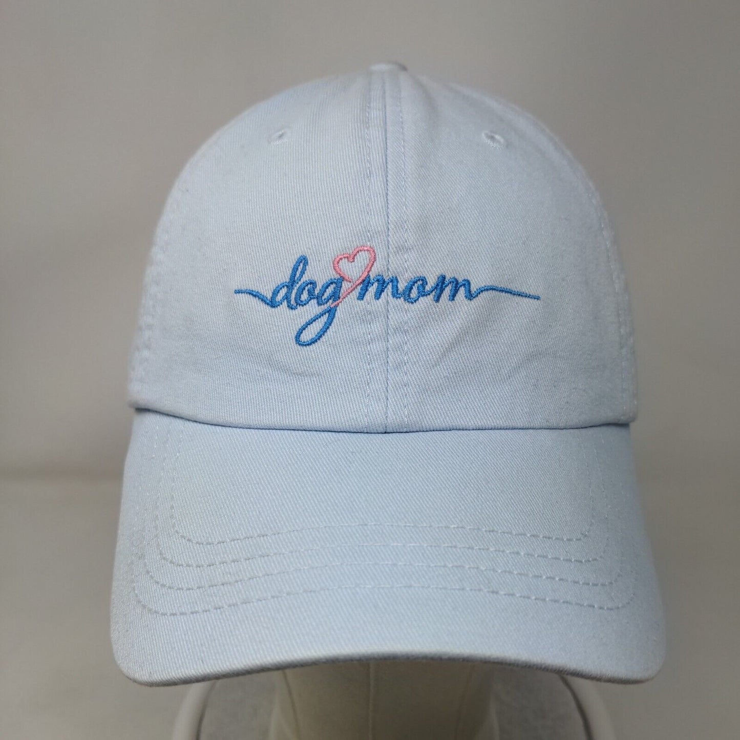 Dog Mom Slideback Hat Blue OSFM Embroidered Adjustable State Of Mine