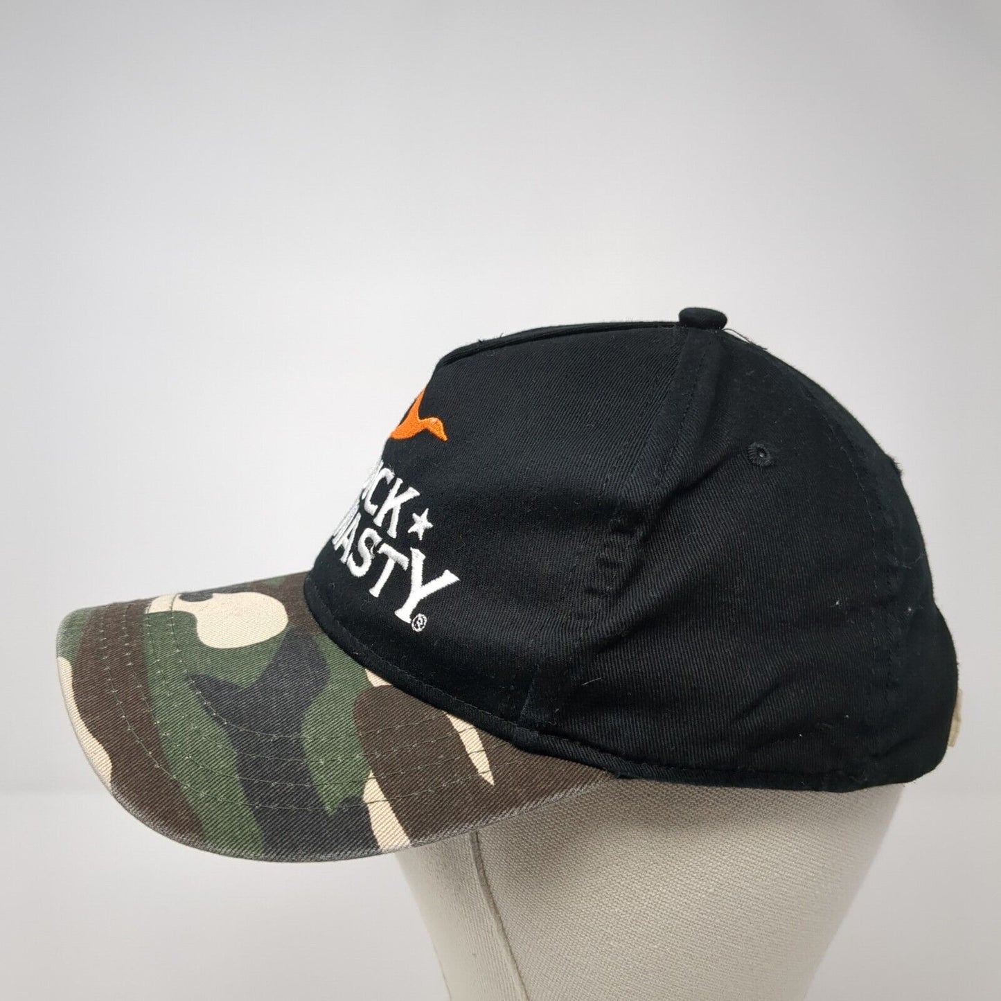 Duck Dynasty Strapback Hat Camouflage One Size Adjustable Embroidered Cotton