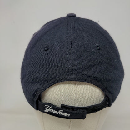 '47 Brand Men's Strapback Hat Blue OSFA Embroidered New York Yankees Logo