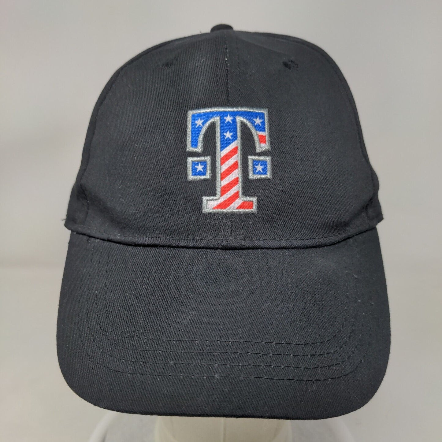 T-Mobile Mobilize For Service Strapback Hat Black One Size Embroidered Patriotic