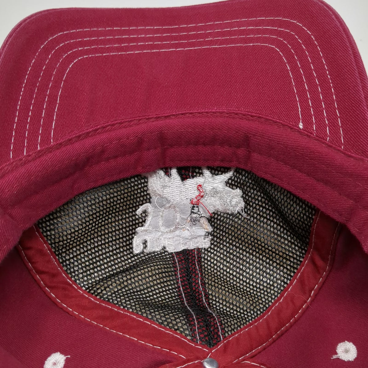 Fahrenheit Baseball Cap Red One Size Ride For Joy Horse Equestrian Slideback Hat