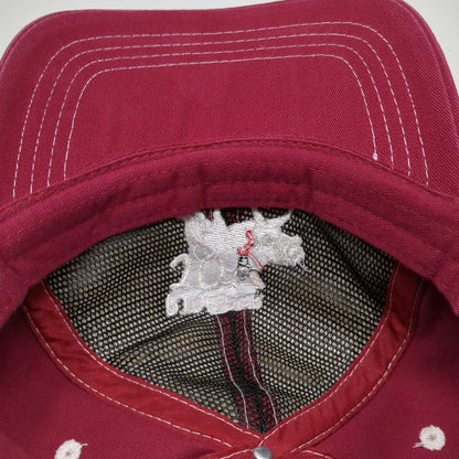 Fahrenheit Baseball Cap Red One Size Ride For Joy Horse Equestrian Slideback Hat